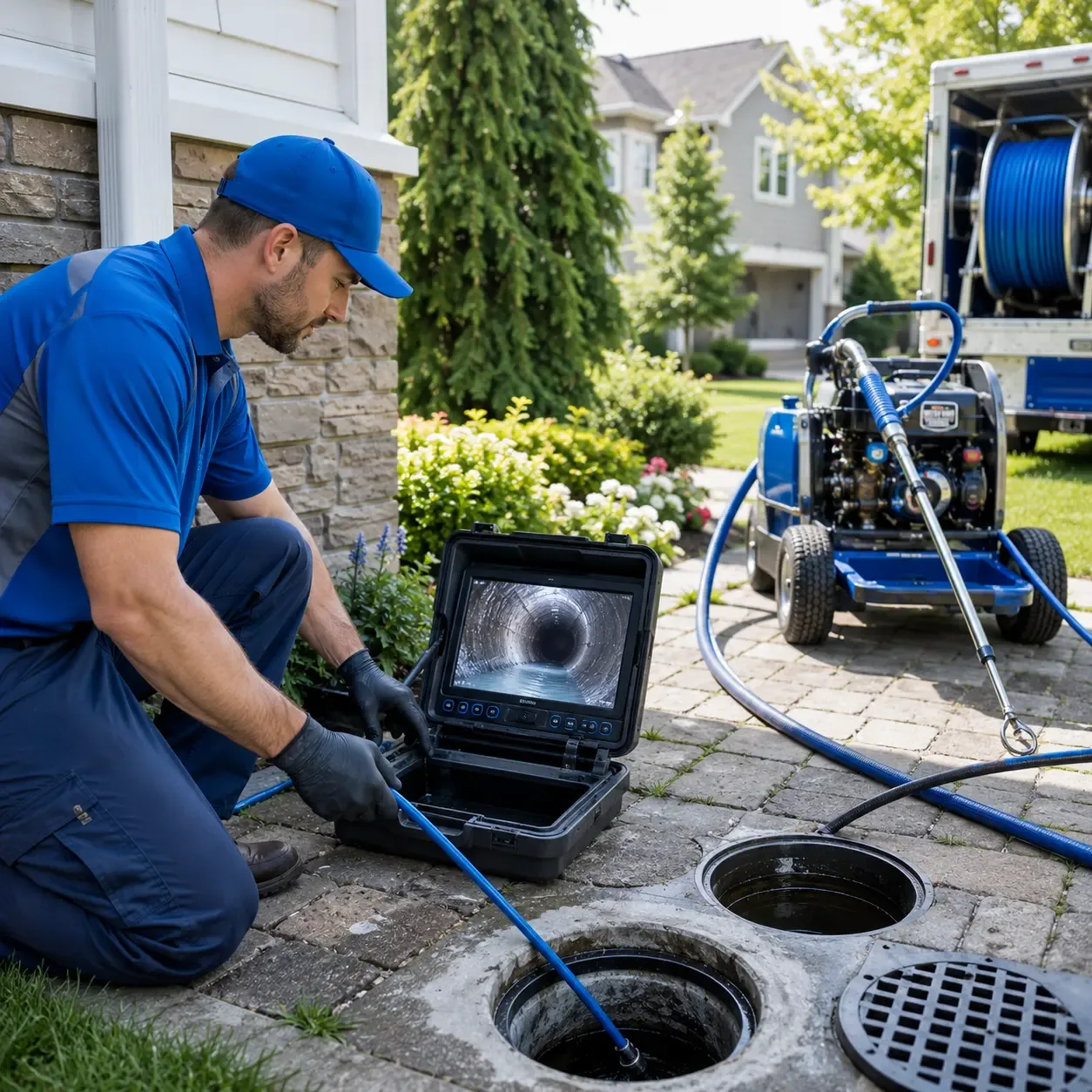 Outdoor drain cleaning professionals serving Ovalo, TX